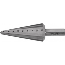 Getrapte plaatboor boorbereik 4-20 mm HSS-Co totale lengte 71 mm snedeaantal 2 P