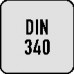 Spiraalboor DIN 340 type N nominale-d. 6,5 mm HSS-Co profielgeslepen cilindr. sc Spiraalboor DIN 340 type N nominale-d. 6,5 mm HSS-Co profielgeslepen cilindr. sc