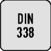 Spiraalboor DIN 338 type VA nominale d. 4,5mm HSS-Co5 stoomontl. 3-vlakkenschac Spiraalboor DIN 338 type VA nominale d. 4,5mm HSS-Co5 stoomontl. 3-vlakkenschac
