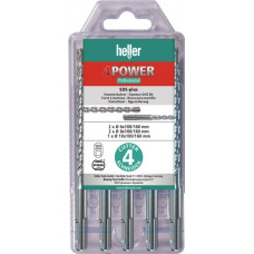 Hamerboorset 4Power 5-delig SDS-plus multipack HELLER