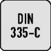 Conische verzinkboor DIN 335 C 90 graden nominale-d. 23 mm HSS nano 3-vlakkensch