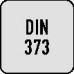 Vlakverzinkboor DIN 373 M8 kwaliteitsgraad fijn v. doorgangsgat HSS snedeaantal
