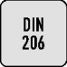 Handruimer DIN 206 H7 vorm B nominale-d. 3 mm HSS spiraalgroef PROMAT