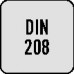 Machineruimer DIN 208 H7 vorm B nominale-d. 12 mm HSS-Co MK1 PROMAT