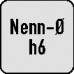 NC-aanzetboor nominale-d. 4 mm VHM TiAlN 90 graden PROMAT
