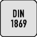 Spiraalboor voor diepe gaten DIN 1869 type deursterkte nominale-d. 9 mm HSS-Co c Spiraalboor voor diepe gaten DIN 1869 type deursterkte nominale-d. 9 mm HSS-Co c