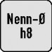 Spiraalboor voor diepe gaten DIN 1869 type deursterkte nominale-d. 9 mm HSS-Co c Spiraalboor voor diepe gaten DIN 1869 type deursterkte nominale-d. 9 mm HSS-Co c