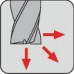 Minispiebaanfrees nominale-d. 4 mm HSS-Co8 DIN 1835 B snedeaantal 3 kort PROMAT