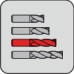 Minispiebaanfrees nominale-d. 5 mm HSS-Co8 DIN 1835 B snedeaantal 3 lang PROMAT