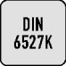 Spiebaanfrees DIN 6527 K type N nominale-d. 4 mm VHM TiAlN DIN 6535 HB snedeaant