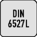 Spiebaanfrees DIN 6527 L type N nominale-d. 3 mm inzetlengte 10 mm VHM TiAlN DIN