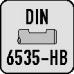 Spiebaanfrees DIN 6527 K type N nominale-d. 5 mm VHM TiAlN DIN 6535 HB snedeaant