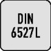 Spiebaanfrees DIN 6527 L type N nominale-d. 6 mm VHM TiAlN DIN 6535 HB snedeaant