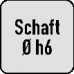 Schachtfrees type N nominale d. 6mm inzetlengte 25mm VHM TiAlN 35-38graden DI