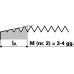 Handdraadtapset DIN 352 M2x0,4 mm HSS ISO2 (6H) 3 delig PROMAT