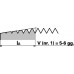 Handdraadtapset DIN 352 M2,5x0,45 mm HSS ISO2 (6H) 3 delig PROMAT