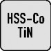 Machinetap DIN 371B M3x0,5 mm HSS-Co TiN 6H PROMAT