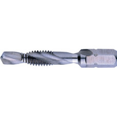 Combidraadsnijboorbit HSSG 1/4 inch 6kt M3x2,5 mm spoed 0,50 mm PROMAT