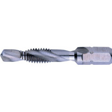 Combidraadsnijboorbit HSSG 1/4 inch 6kt M5x4,2 mm spoed 0,80 mm PROMAT