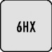 Roltap DIN 2174 (DIN 371) M6 vorm C HSS-Co TiN 6HX zonder smeergroeven PROMAT