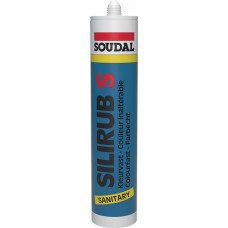 Sanitair-siliconenkit Silirub S wit 300ml patroon SOUDAL