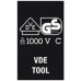 Gereedschapsmodule lege inleg 1/3-module 4000871290, 7-delig WERA