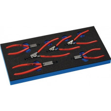 Gereedschapsmodule 6-delig 1/3-module binnen/buitenringen J0-21/A0-21 KNIPEX