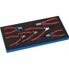 Gereedschapsmodule 6-delig 1/3-module binnen/buitenringen J0-2/A0-2 KNIPEX