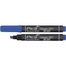 Permanentmarker classic blauw streepbreedte 2-6 mm spitse punt PICA