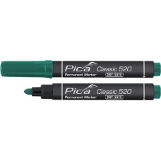 Permanentmarker classic groen streepbreedte 1-4 mm ronde punt PICA