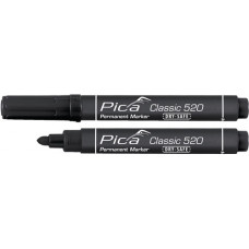 Permanentmarker classic zwart streepbreedte 1-4 mm ronde punt PICA