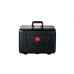 Hardkunststof koffer CLASSIC Plus B460xD190xH310mm dubbel aluminium 27l X-ABS-