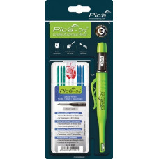 Bouwstift/merkstift voor diep gat Pica-Dry + vullingen-set op kleur gesorteerd +