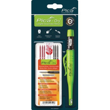 Bouwstift/merkstift voor diep gat Pica-Dry + vullingen-set op kleur gesorteerd +