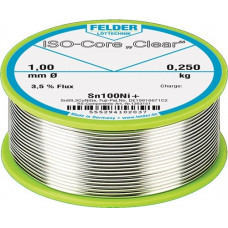 Soldeerdraad ISO-Core® Clear 1 mm 100 g Sn100Ni+ FELDER