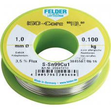 Soldeerdraad ISO-Core® EL 1 mm 100 g S-Sn99Cu1 FELDER