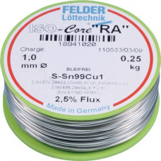 Soldeerdraad ISO-Core® RA 1 mm 250 g S-Sn99Cu1 FELDER