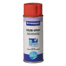 Kleurspray vuurrood zijdemat RAL 3000 400 ml spuitbus PROMAT CHEMICALS