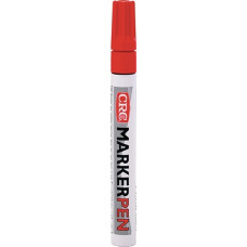 Permanentmarker MARKERPEN rood streepbreedte 1-4,5 mm spitse punt watervast CRC