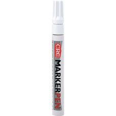 Permanentmarker MARKERPEN wit streepbreedte 1-4,5 mm spitse punt watervast CRC