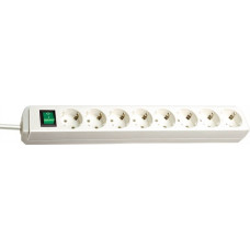 Stekkerblok ECO Line 16 A 250 V stopcontacten 8 3 m H05VV-F 3 x 1,5 mm² BRENNENS