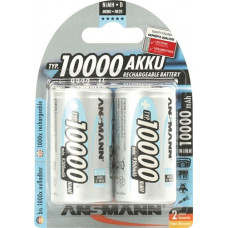 Accucel 1,2 V 10000 mAh R20-D-mono HR20 2 2st./blister ANSMANN