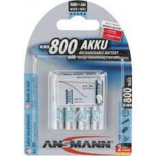 Accucel maxE 1,2 V 800 mAh R03-AAA-micro HR03 4 4st./blister ANSMANN