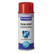 Kleurspray vuurrood hoogglanzend RAL 3000 400 ml spuitbus PROMAT CHEMICALS