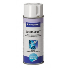Kleurspray zuiver wit hoogglanzend RAL 9010 400 ml spuitbus PROMAT CHEMICALS
