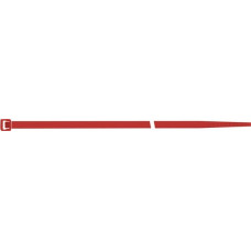 Kabelbinder lengte 280mm breedte 4,5mm polyamide 6.6 rood 100 st./zak SAPISELC