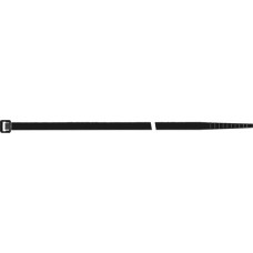 Kabelbinder lengte 280mm breedte 4,5mm polyamide 6.6 zwart 100 st./zak SAPISEL