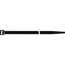 Kabelbinder lengte 450mm breedte 7,5mm polyamide 6.6 zwart 100 st./zak SAPISEL
