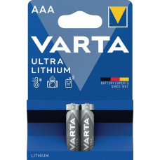 Batterij ULTRA lithium 1,5 V AAA micro 1100 mAh FR10G445 6103 2 stuks / blister