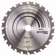 Kreissägeblatt Speedline Wood AD 250mm Z.24 WZ Schnitt-B.3,2mm